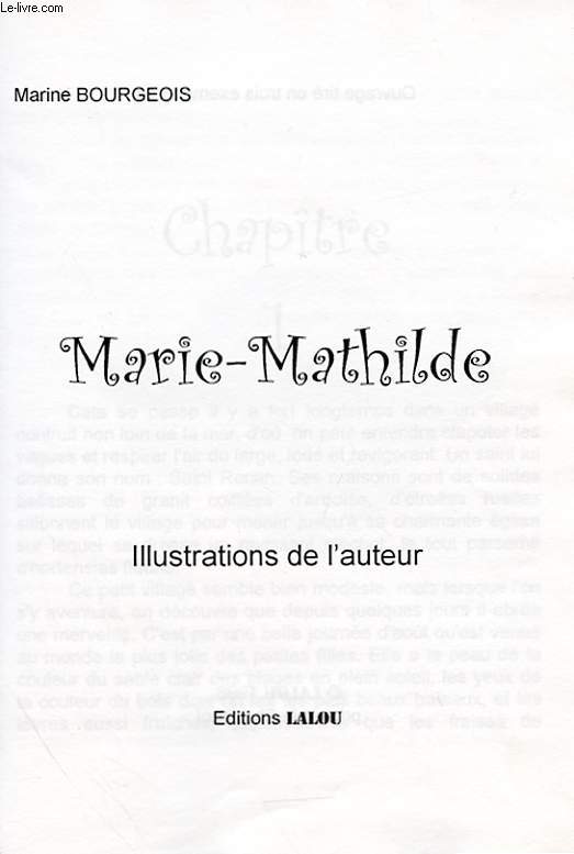 MARIE-MATHILDE