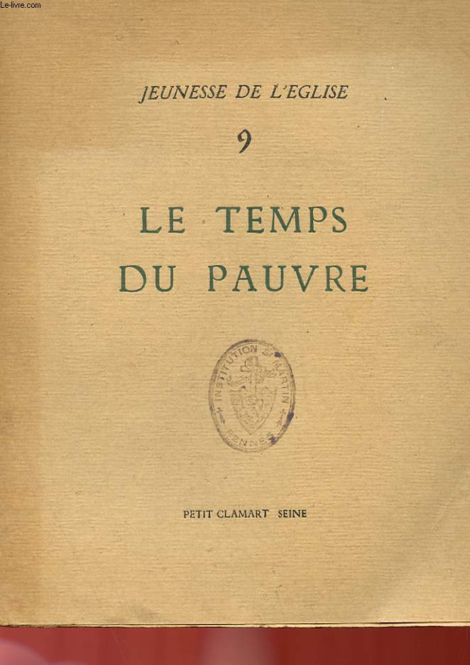 LE TEMPS DU PAUVRE