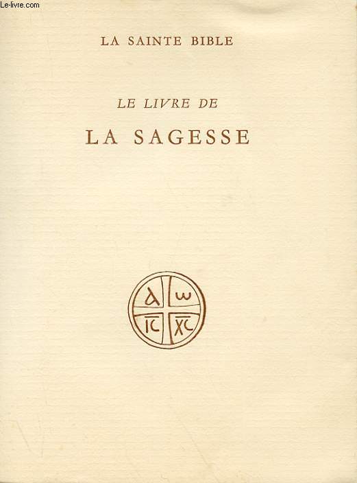 LE LIVRE DE LA SAGESSE