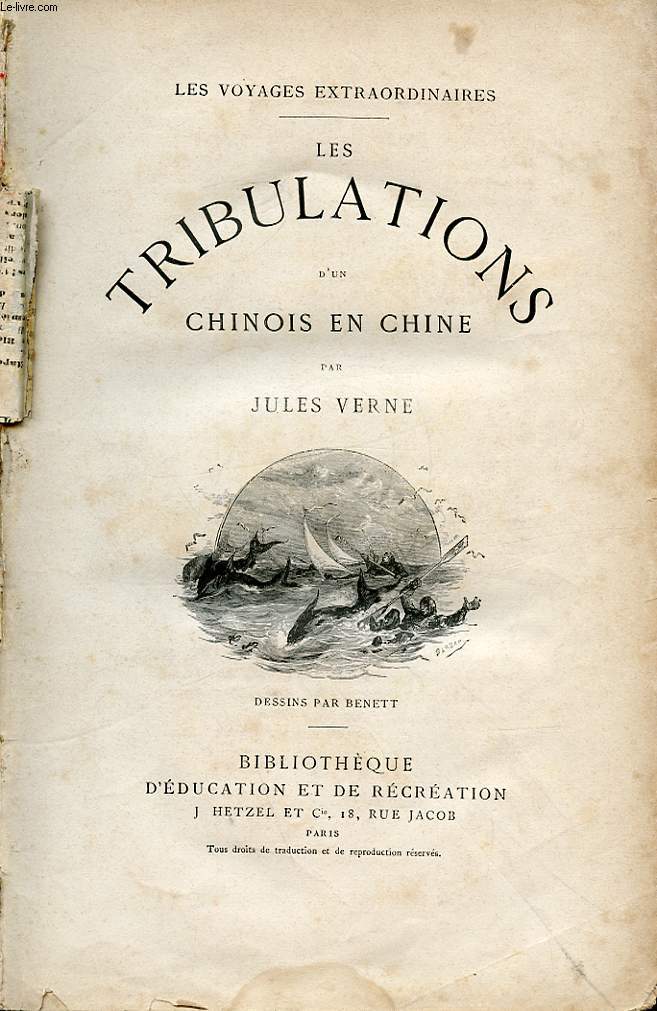 LES VOYAGES EXTRAORDINAIRES - LES TRIBULATIONS D'UN CHINOIS EN CHINE