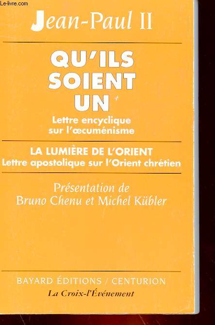 QU'ILS SOIENT UN - LA LUMIERE DE L'ORIENT