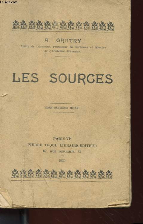 LES SOURCES