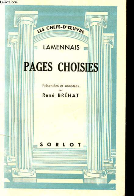 PAGES CHOISIES