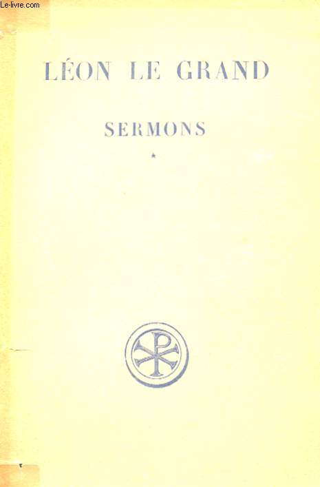 SERMONS TOME 1