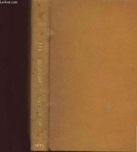 MEMOIRES DE MME ROLAND - TOME III