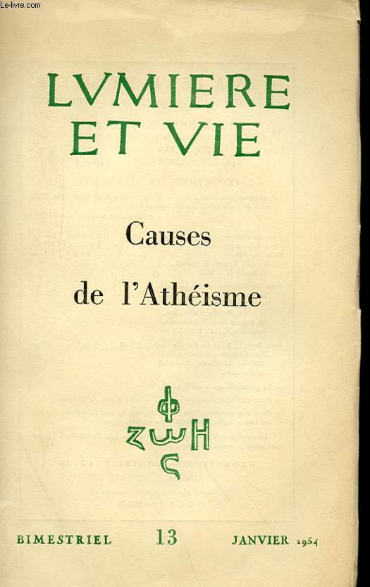 N 13 - CAUSERS DE L'ATHEISME