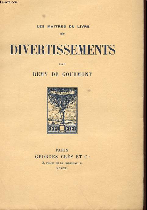 LES MAITRES DU LIVRE - DIVERTISSEMENTS