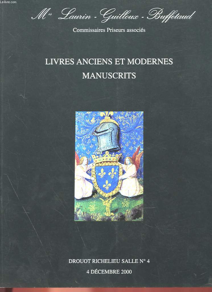 LIVRES ANCIENS ET MODERNES MANUSCRITS