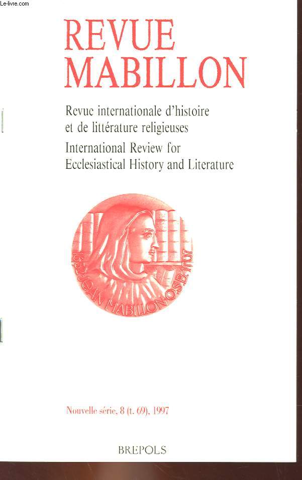 REVUE MABILLON - NUVELLE SERIE, 8 (t. 69)