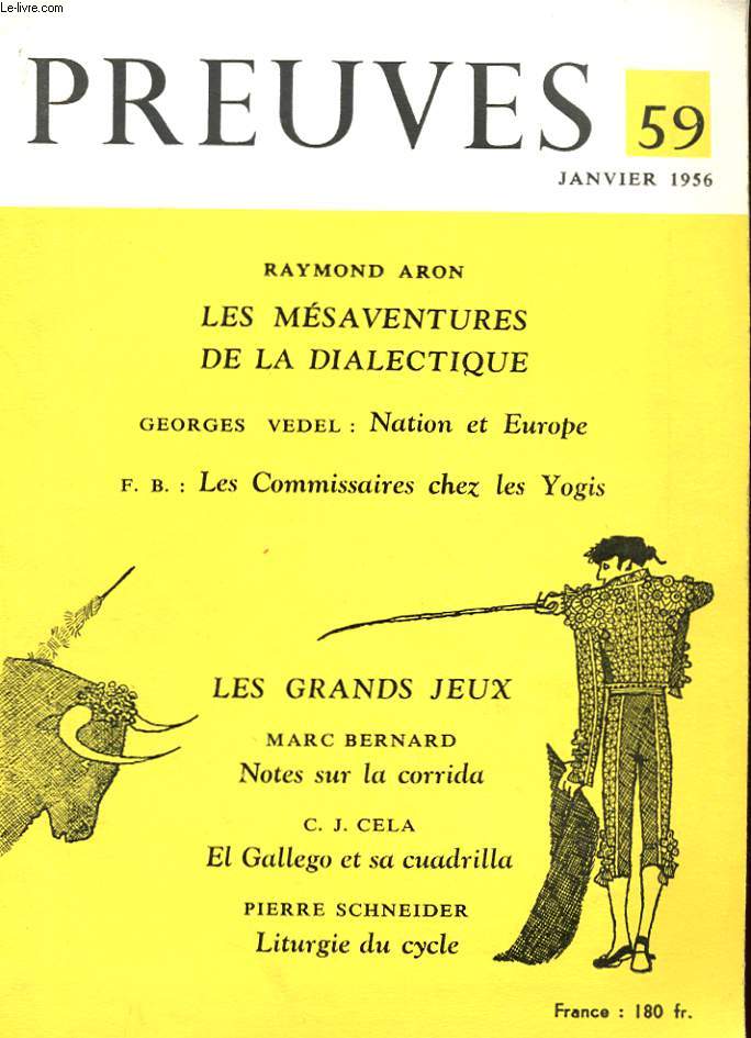 PREUVES N 59