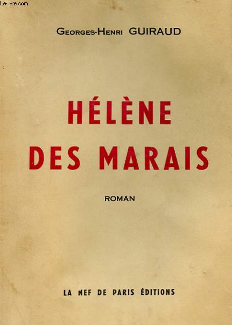 HELENE DES MARAIS - ROMAN