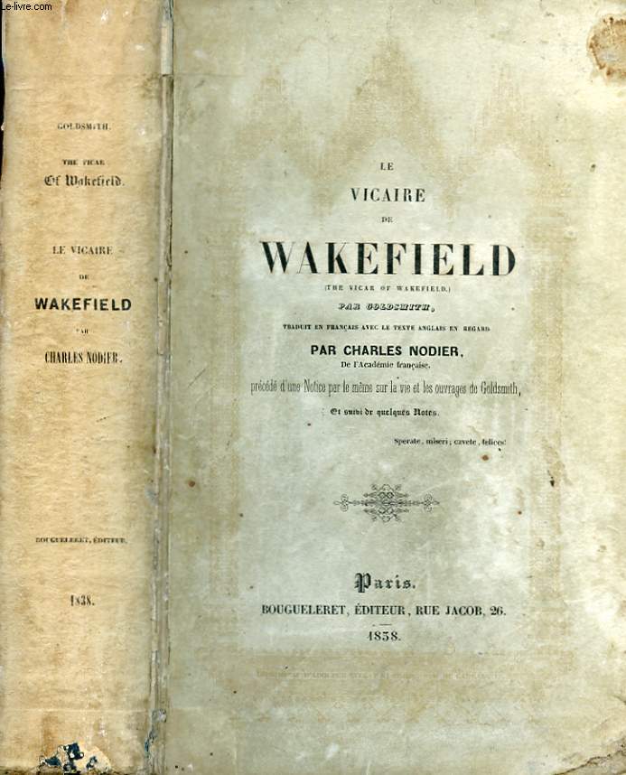 LE VICAIRE DE WAKEFIELD (THE VICAR OF WAKEFIELD)