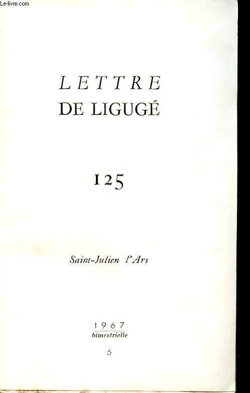 LETTRE DE LIGUGE 125