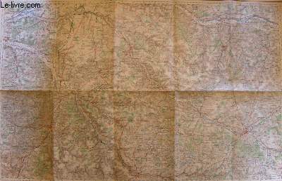 CARTE DE FRANCE A 1/200 000 Flle N 39 - CHATEAUROUX