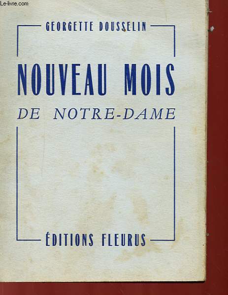 NOUVEAU MOIS DE NOTRE-DAME