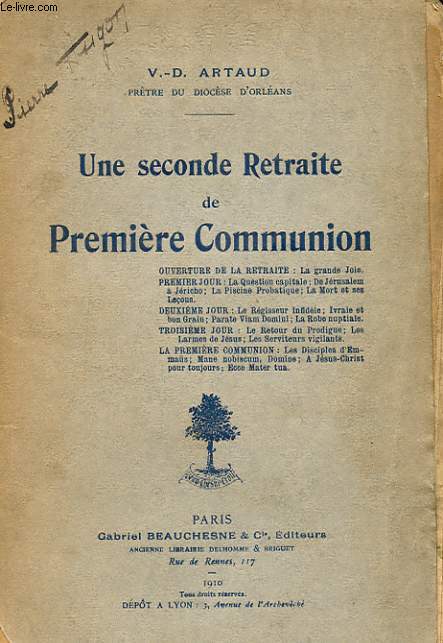 SECONDE RETRAITE DE PREMIERE COMMUNION