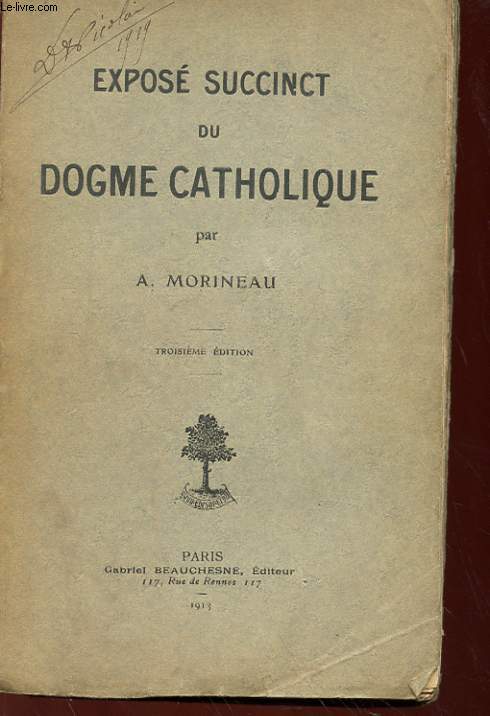 EXPOSE SUCCINCT DU DOGME CATHOLIQUE