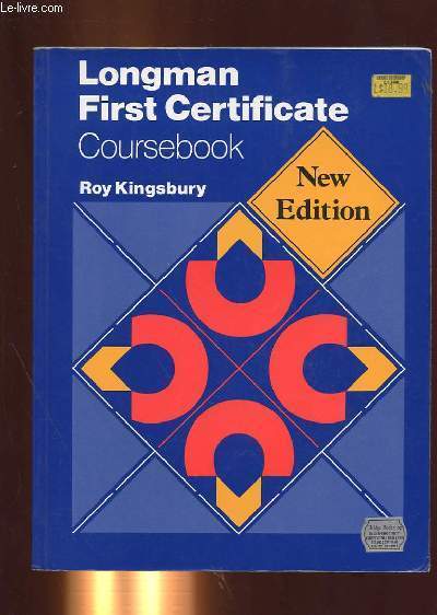 LONGMAN FIRST CERTIFICATE, COURSEBOOK