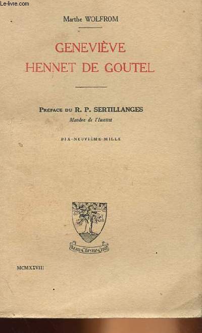 GENEVIEVE HENNET DE GOUTEL