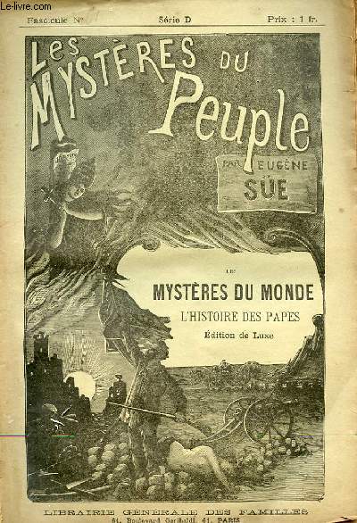 LES MYSTERES DU PEUPLE, LES MYSTERES DU MONDE, L'HISTOIRE DES PAPES N 27