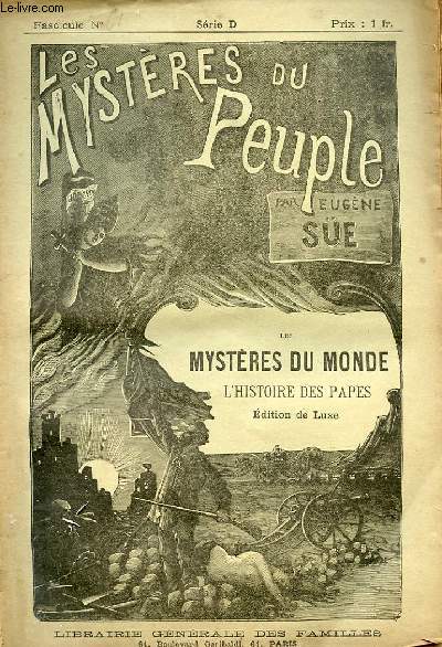 LES MYSTERES DU PEUPLE, LES MYSTERES DU MONDE, L'HISTOIRE DES PAPES N 34