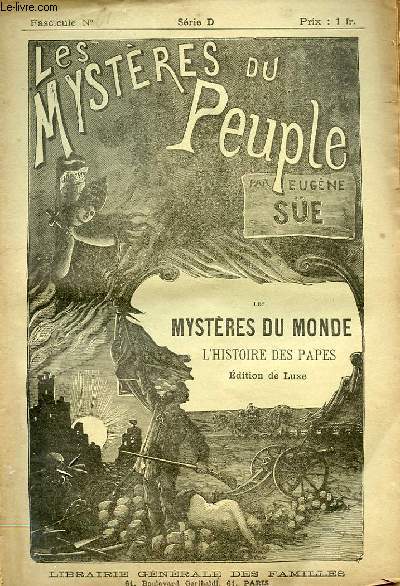 LES MYSTERES DU PEUPLE, LES MYSTERES DU MONDE, L'HISTOIRE DES PAPES N 37