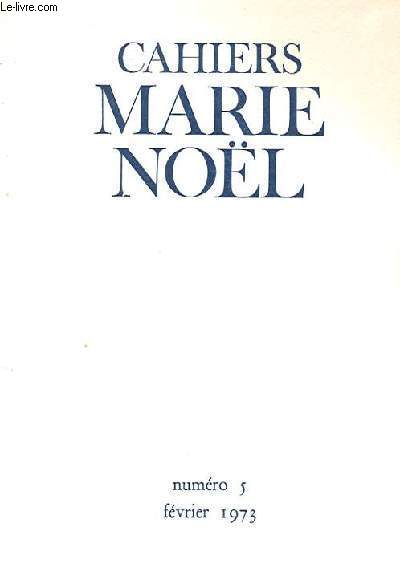 CAHIER MARIE NOEL NUMERO 5