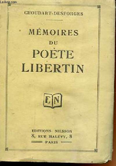 MEMOIRES DU POETE LIBERTIN