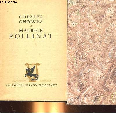 POESIES CHOISIES DE MAURICE ROLLINAT