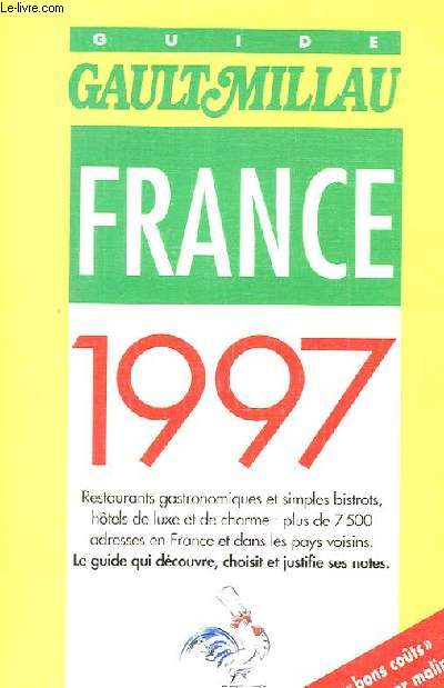 GUIDE FRANCE GAULT MILLAU