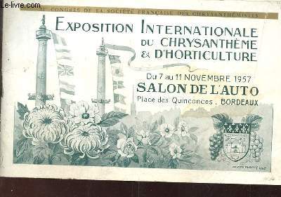 EXPOSITION INTERNATIONALE DU CHRYSANTHEME ET D'HORTICULTURE
