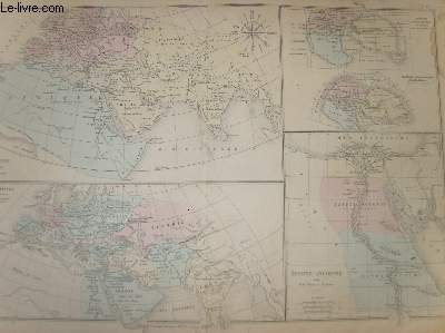 MONDE CONNU DES ANCIENS - EGYPTE ANCIENNE - TEMPS PRIMITIFS - SYSTEME GEOGRAPHIQUE D'ERATHOSTHENES