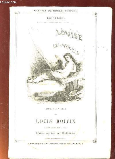 LOUISE LE MODELE, ROMAN INDEIT ILLUSTRE PAR C. FATH GRAVEES SUR BOIS PAR PREDHOMME