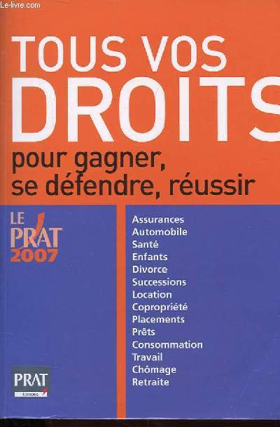 TOUS VOS DROITS POUR GAGNER, SE DEFENDRE, REUSSIR