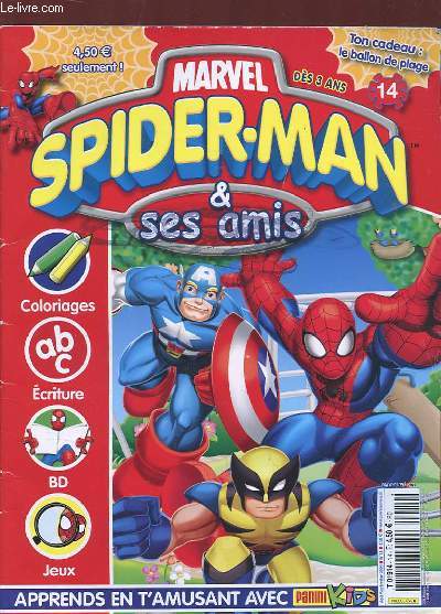 SPIDERMAN ET SES AMIS (COLORIAGES, ECRITURE, BD, JEUX)