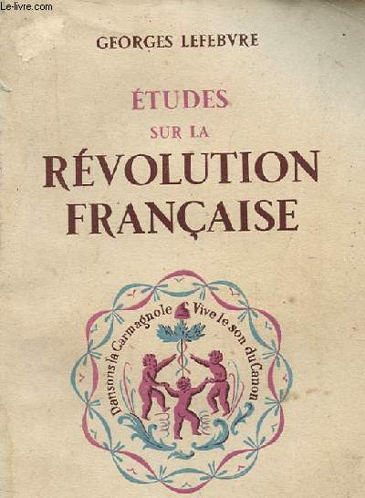 ETUDES SUR LA REVOLUTION FRANCAISE