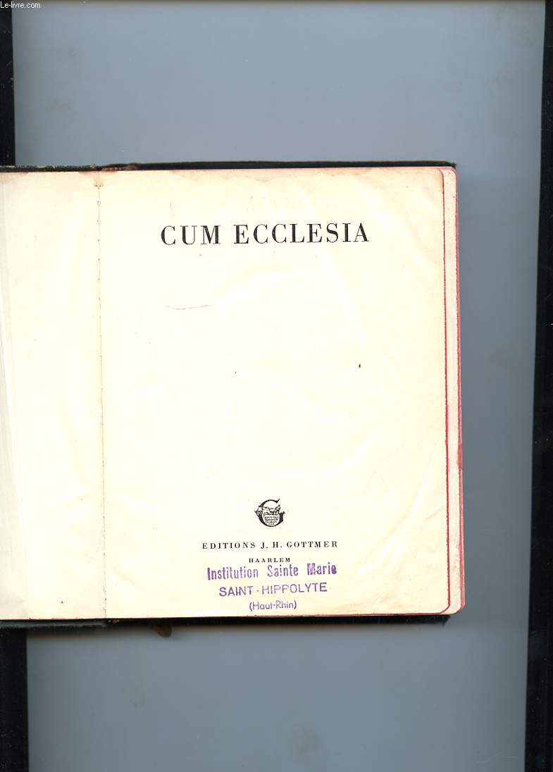 CUM ECCLESIA