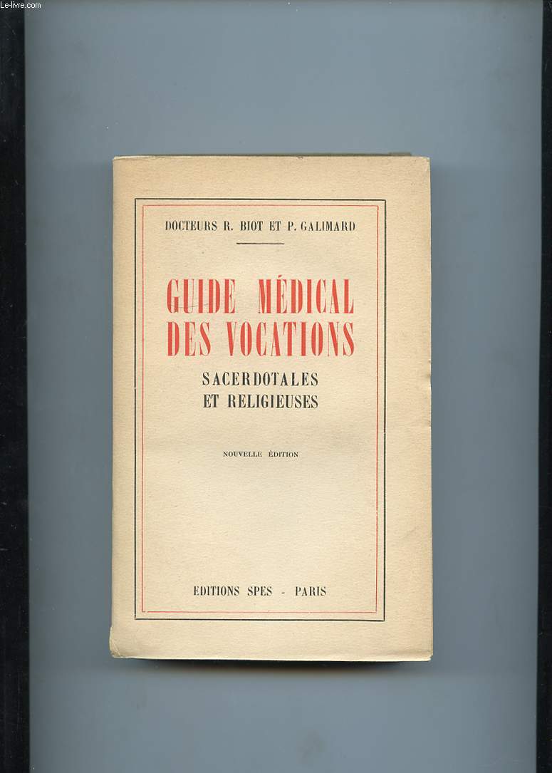 GUIDE MEDICAL DES VOCATIONS SACERDOTALES ET RELIGIEUSES
