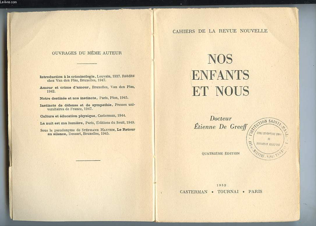 NOS ENFANTS ET NOUS