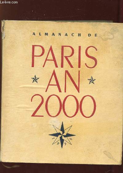 ALMANACH DE PARIS AN 2000.