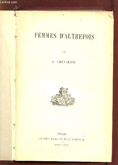FEMMES D AUTREFOIS.