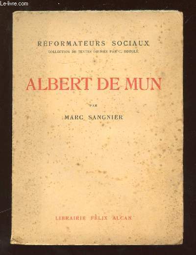 ALBERT DE MUN.