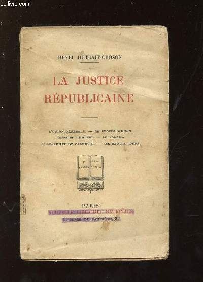 LA JUSTICE REPUBLICAINE.