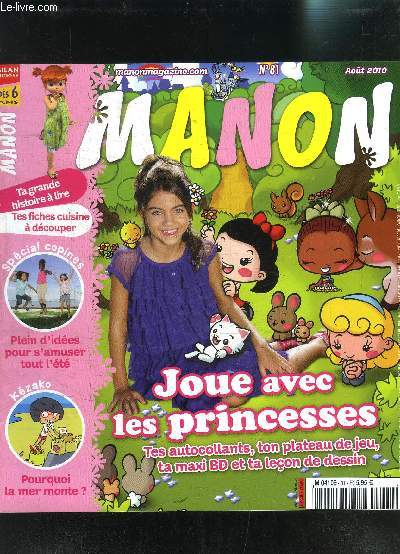 MAGAZINE MANON N81 AOUT 2010