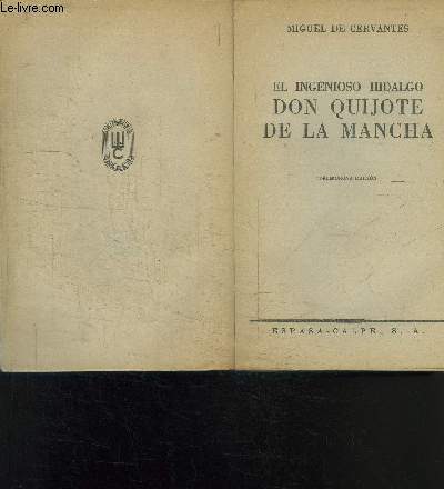 EL INGENIOSO HIDALGO DON QUIJOTE DE LA MANCHA- DECIMONONA EDICION- COLECCION AUSTRAL N150