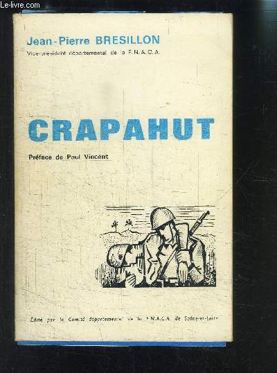 CRAPAHUT- ENVOI DE L AUTEUR