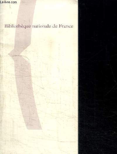 DEPLIANT EN 7 VOLETS BIBLIOTHEQUE NATIONALE DE FRANCE