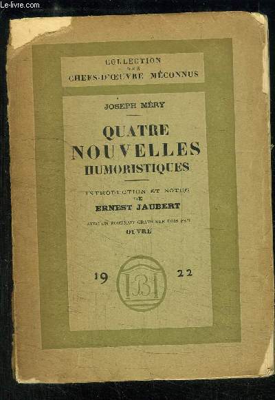 QUATRE NOUVELLES HUMORISTIQUES- COLLECTION DES CHEFS-D OEUVRE MECONNUS