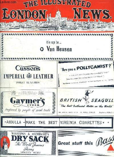 JOURNAL: THE ILLUSTRATED LONDON NEWS- APRIL 10, 1954- OXFORD S TRIUMPH IN THE 100th BOAT RACE...- THE ROYAL TOUR: SCENES DURINF THE LAST DAYS IN AUSTRALIA...-DIEN BIEN PHU...- NEW GLORY TO FRENCH ARMS...