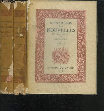 3 TOMES EN 3 VOLUMES: HEPTAMERON DES NOUVELLES DE LA REINE DE NAVARRE / Exemplaire n1676